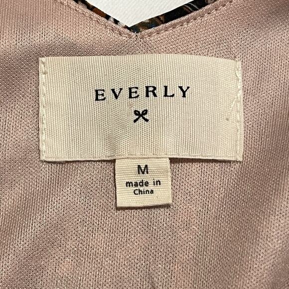 Everly Sundress Sleeveless Lined Size M Backless Cute Festival Fall Colors - Picture 9 of 12